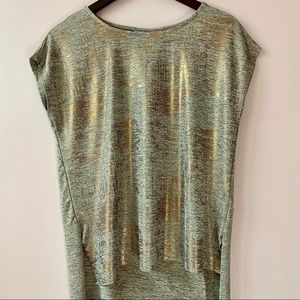 NWT - Shimmery Gold Shirt - size medium